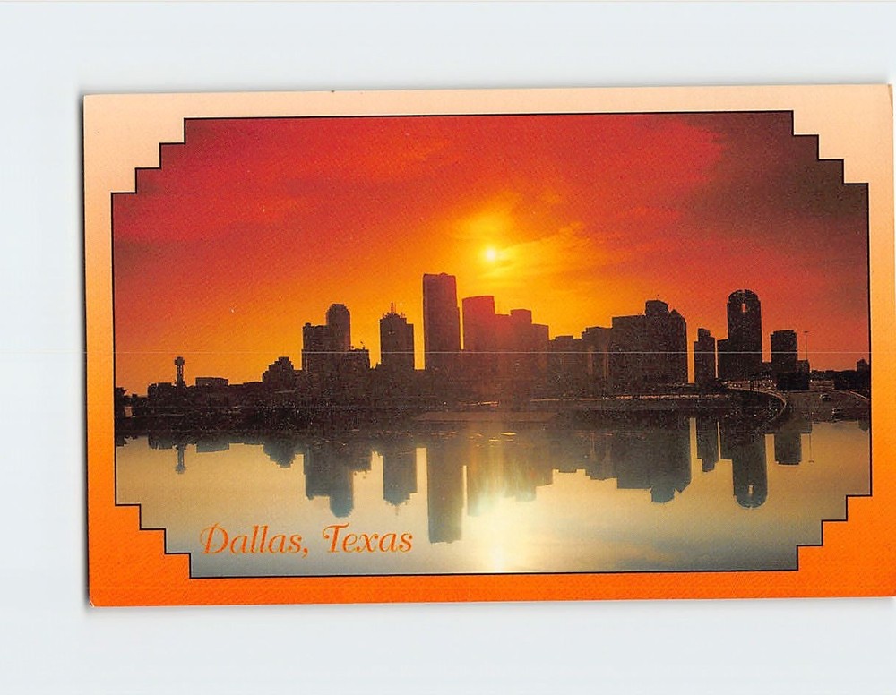 Postcard City Skyline Dallas Texas USA