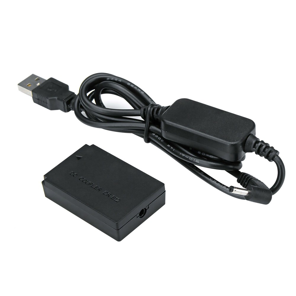 Power Charger Cable ACK-E12+DR-E12 Dummy Battery Charger For Canon EOS M2 M10