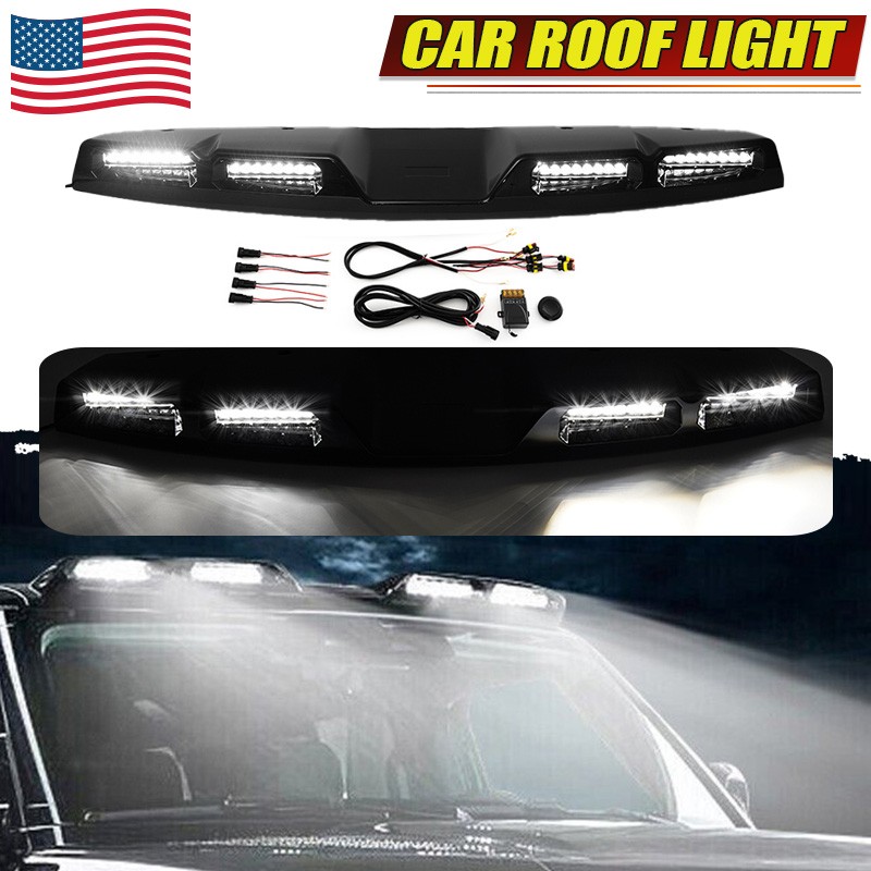 FRONT SPOILER LED DRL ROOF TOP LIGHT BAR For LAND ROVER DEFENDER 90 110 2022-24