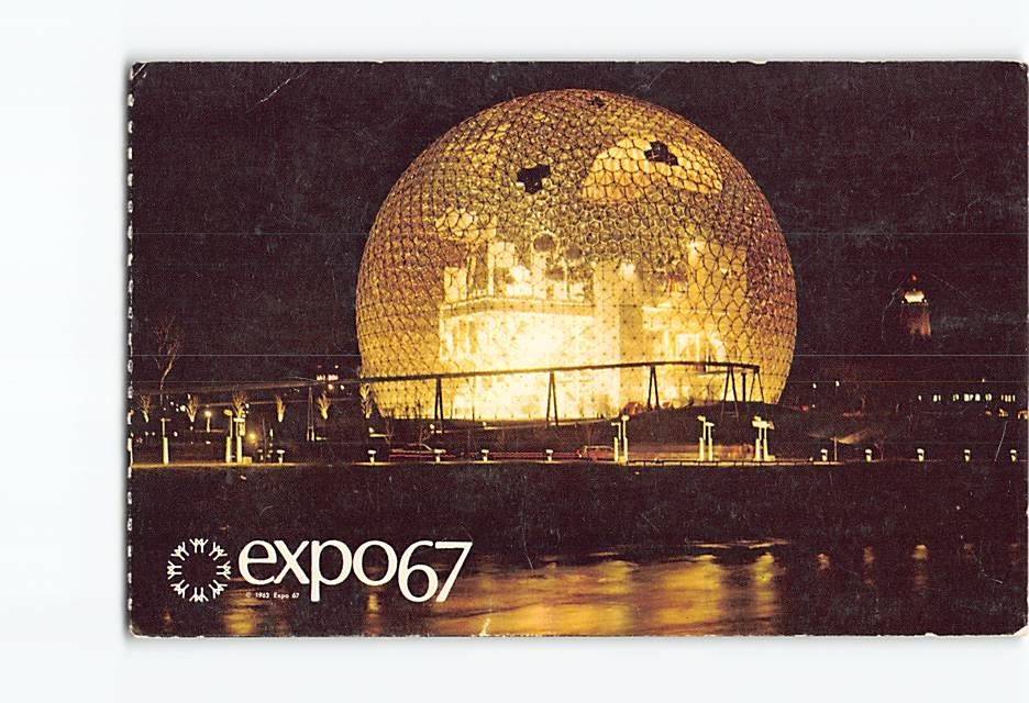 Postcard The Pavilion of the United States Expo 67 Montreal Quebec Canada