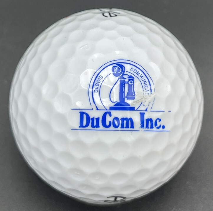 DuCom Inc Logo Golf Ball (1) Pinnacle Gold LS Pre-Owned