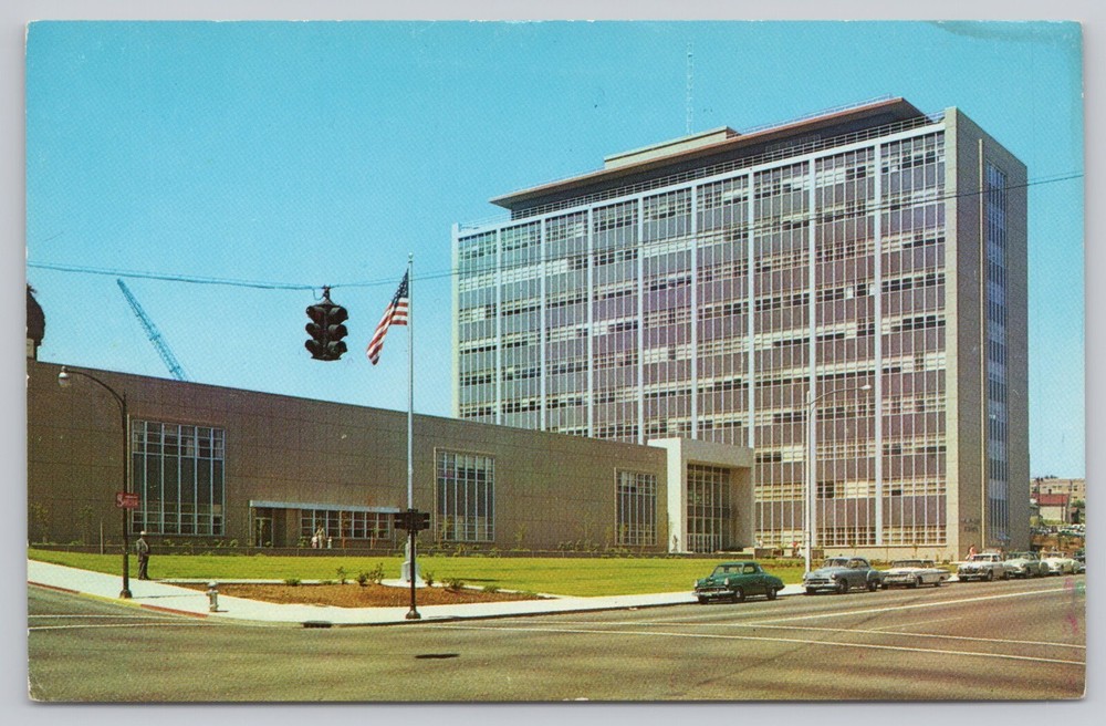 Tacoma Washington, Pierce County Court House, Vintage Postcard