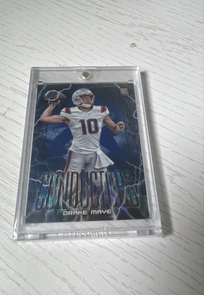 2024 Topps Resurgence - Conductors Drake Maye #C-7 Navy Surge Refractor /275