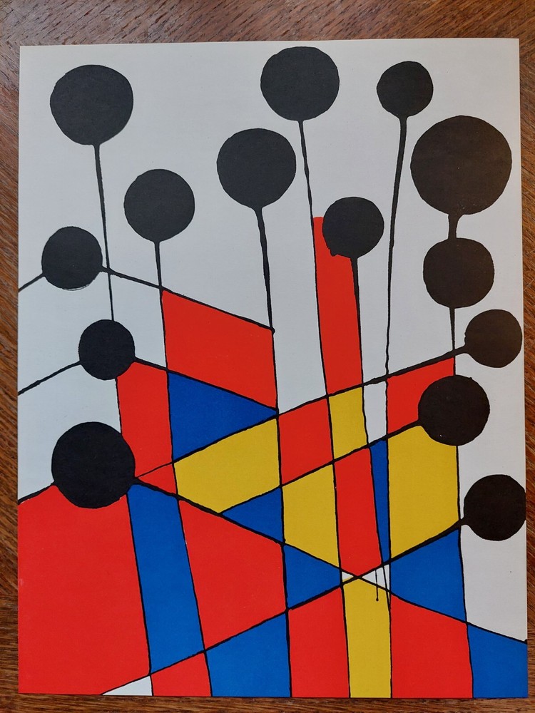 Alexander CALDER Original lithograph / Printed by Mourlot, 1971