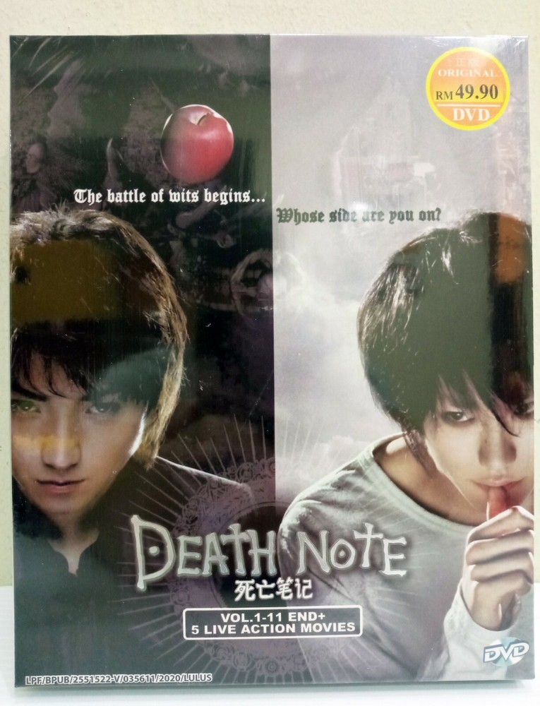 Japanese Drama DVD Death Note 2015 Complete Series Vol 1-11 with 5 Movies English Subtitles