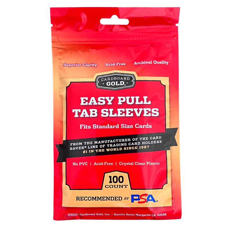10,000 CBG Easy Grip Pull Tab Saver Premium Pro Trading Card Soft Sleeves 🔥🔥🔥