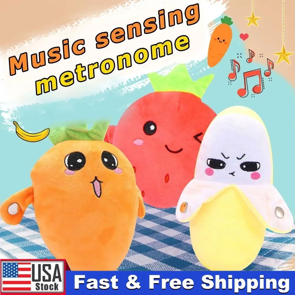 Banana Toy Electronic Music Plush Toy Touch Sensitive Interactive Toys Gift