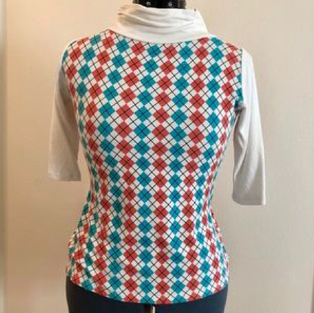 Heart of Haute Mandie Bee top sweater rockabilly retro punk pinup mod argyle S