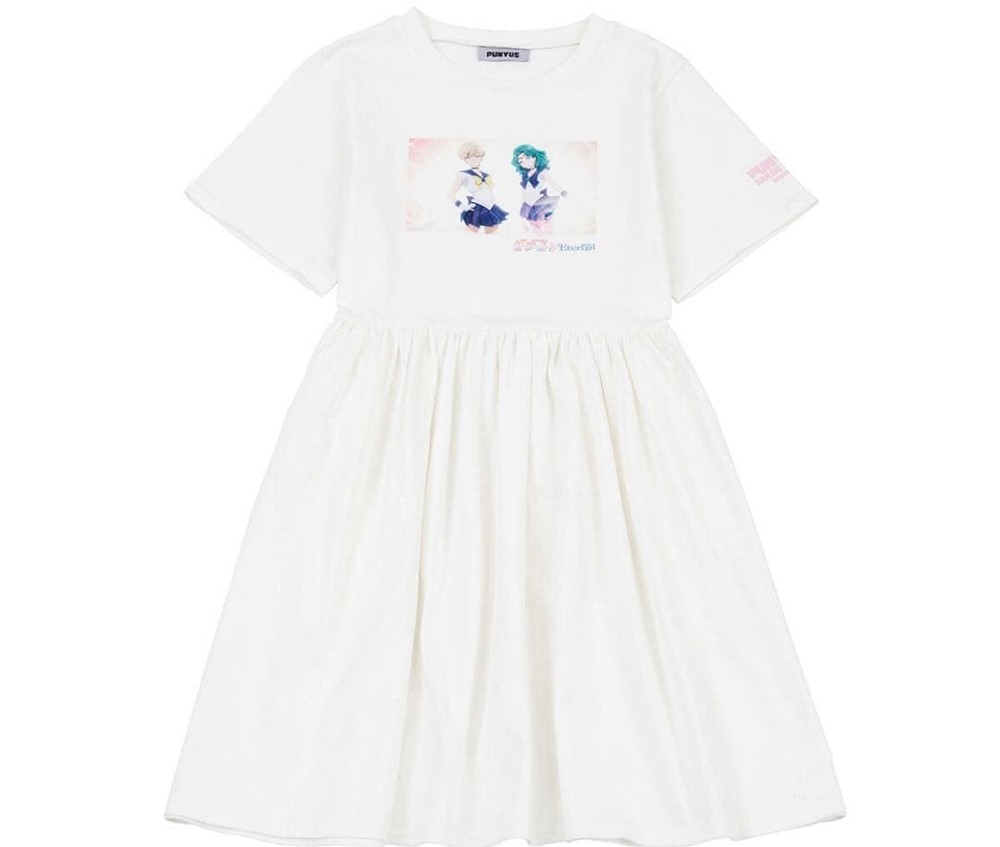 PUNYUS Sailor Moon Eternal Movie T-Shirt Dress Graphic Print L Size Cute