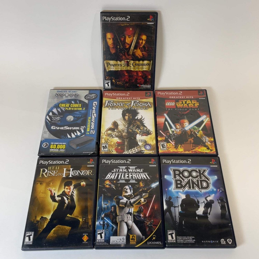 Lot of 10 Sony PlayStation 2 PS2 Games