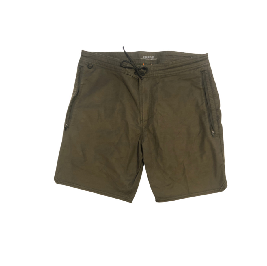 Roark Layover Chino Shorts 2.0 Outdoor Travel Army Green RS288 Men's 36 Hiking