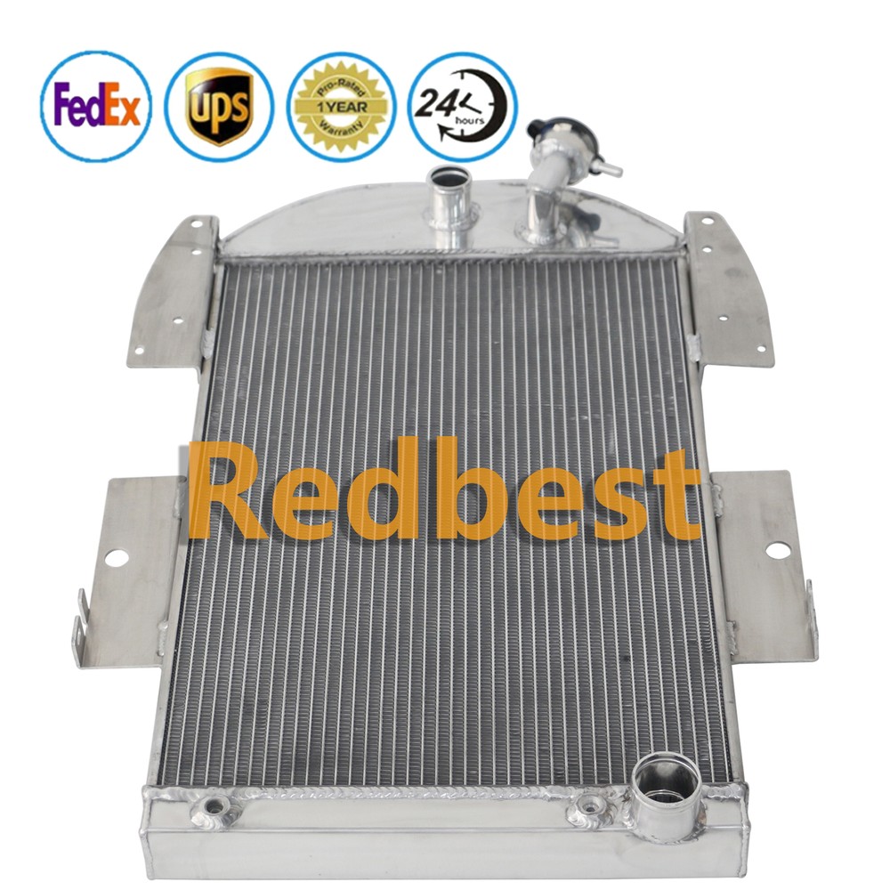 3 Row Aluminum Radiator FITS 1934 1935 1936 CHEVY MASTER/DELUXE PICKUP 3.4L V8