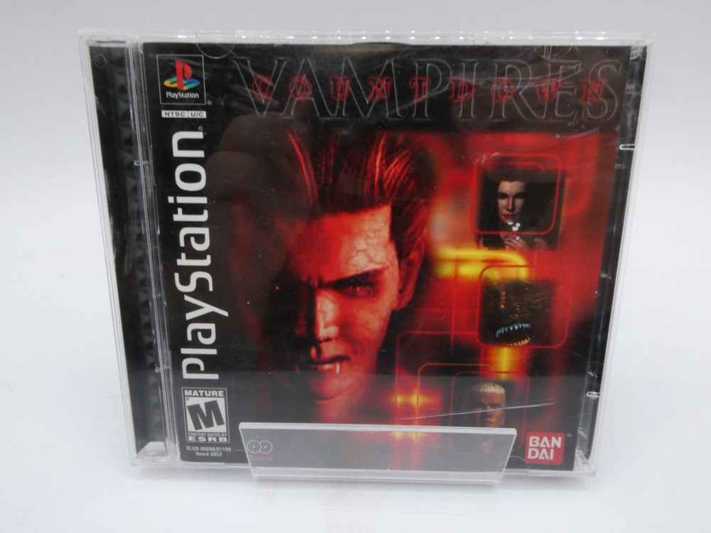 Countdown Vampires (Sony PlayStation 1, PS1) Complete w/ Manual Tested CIB