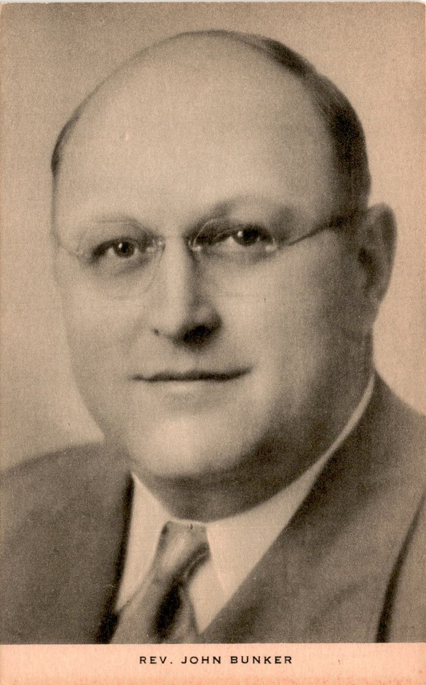 REV. JOHN BUNKER, ALBERTYPE CO., BROOKLYN, N. Y Postcard