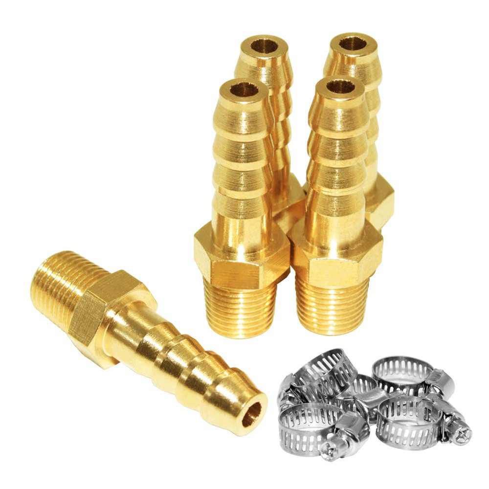 5 Pcs Hose Barb Fittings 5/16