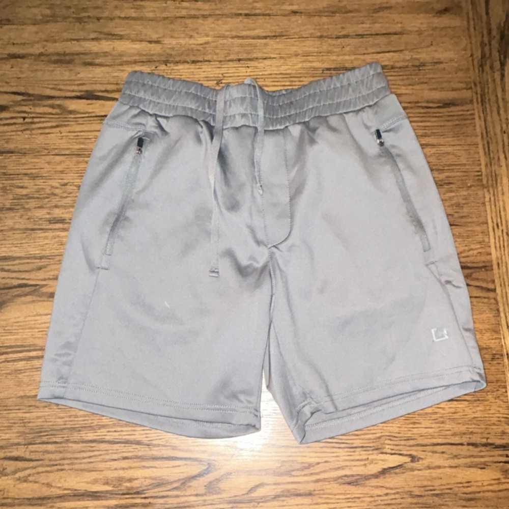 Avalanche Men's Athletic Shorts Gray Drawstring Polyester Size M
