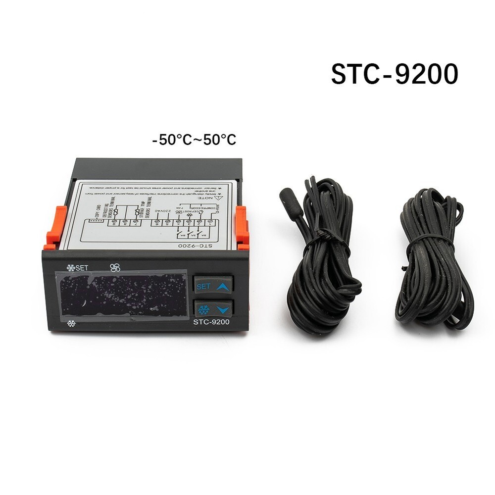 220V Digital Temperature Controller STC-9200 with Defrost & Dual Sensors-image