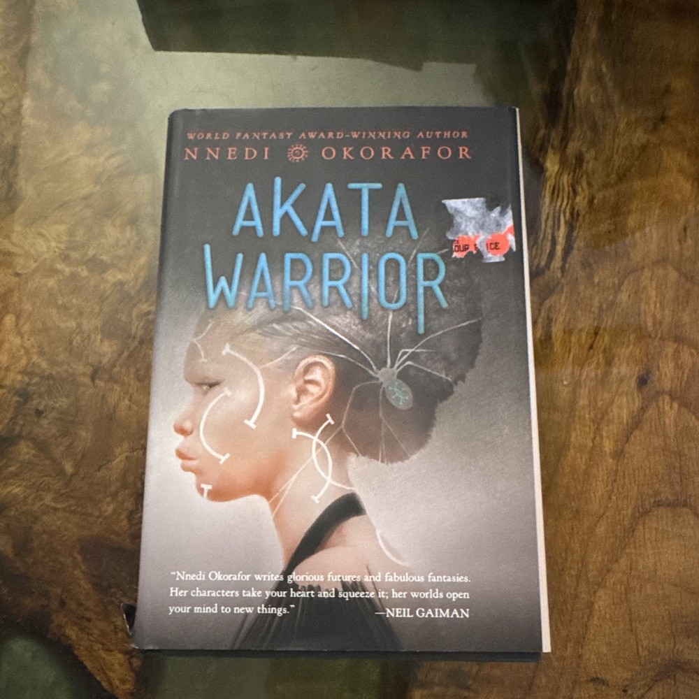 Nnedi Okorafor Akata Warrior Hardcover Fantasy Novel Young Adult Dust Jacket