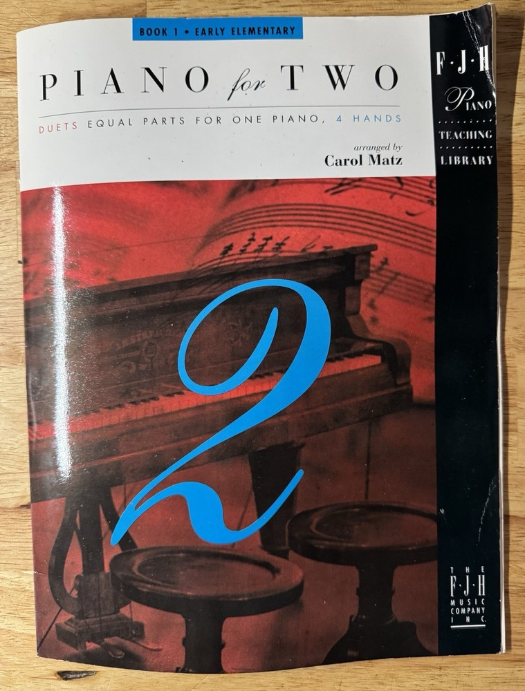 Piano for Two, Book 1 by Matz Carol Music Sheets