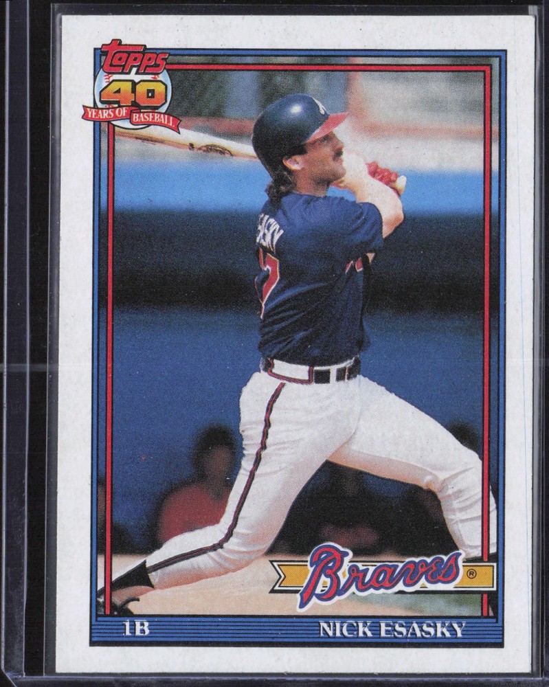 Nick Esasky 1991 Topps #418 Atlanta Braves