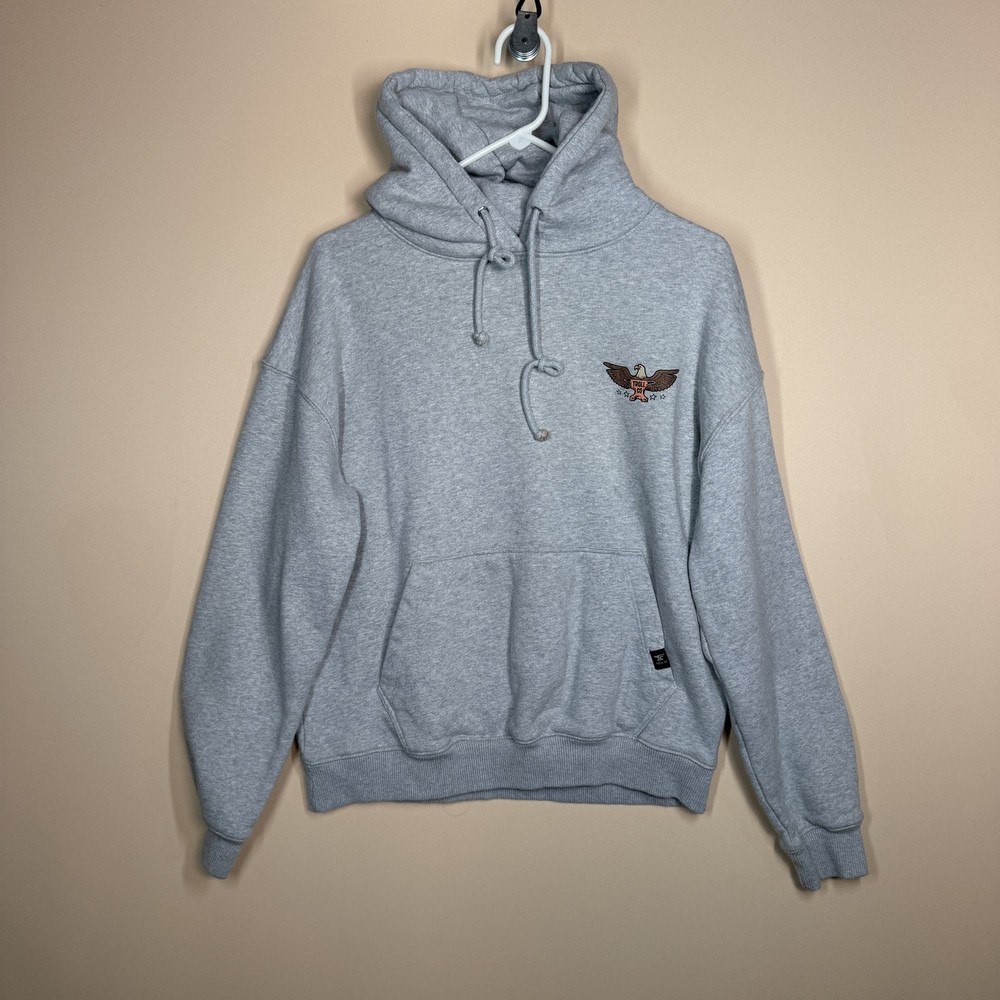 Troll Co Rosie Graphic Print Hoodie Hoody Grey Women's Size Medium M