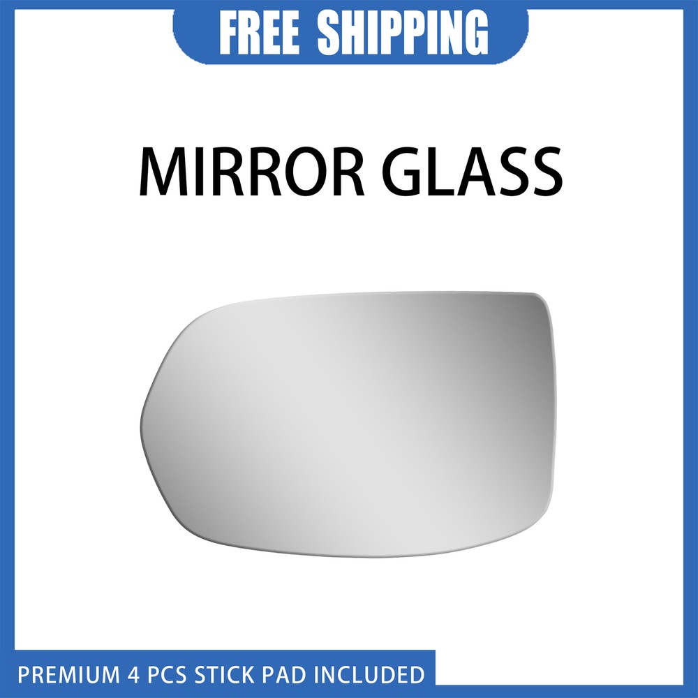 2008-2011 Honda CR-V Left Driver Side Flat Mirror Glass Replacement Adhesive