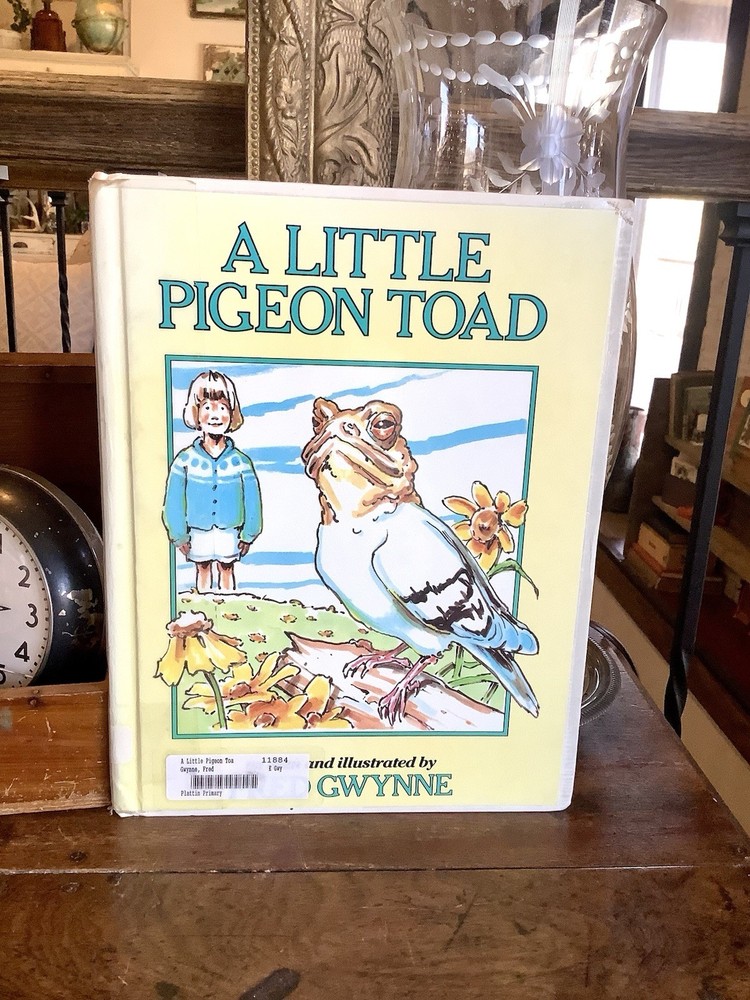 Vintage 1988 A Little Pigeon Toad by Fred Gwynne HC Simon & Schuster Rare