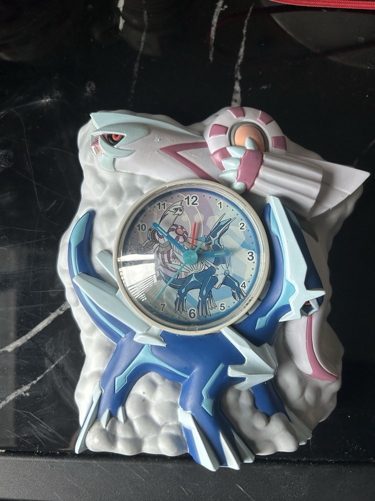 Pokemon Ichiban Kuji Diamond And Pearl 2007 Palkia And Dialgia Clock Untested