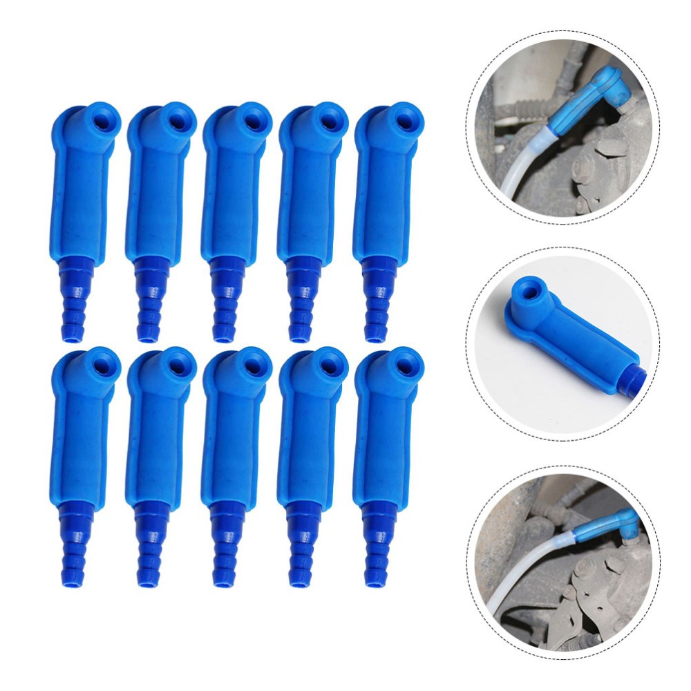 10 Pcs Brake Fluid Tool Car Oil Bleeder Pump Bleeding Device Kit