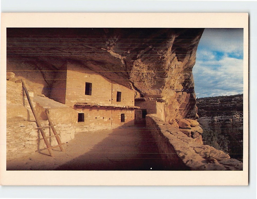 Postcard Balcony House Ruin Mesa Verde National Park Colorado USA
