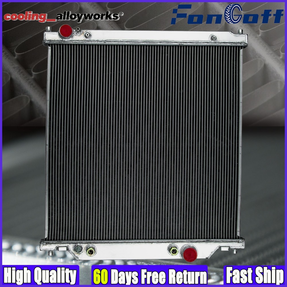 Fit 2003-2007 Ford F250 F350 F450 F550 Powerstroke 6.0L V8 AT Radiator Aluminum