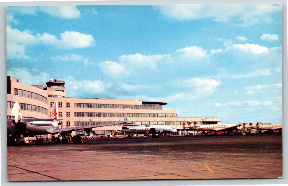 Pittsburgh PA~Greater Pittsburgh Airport Showing Terminal Building~Vintage PC