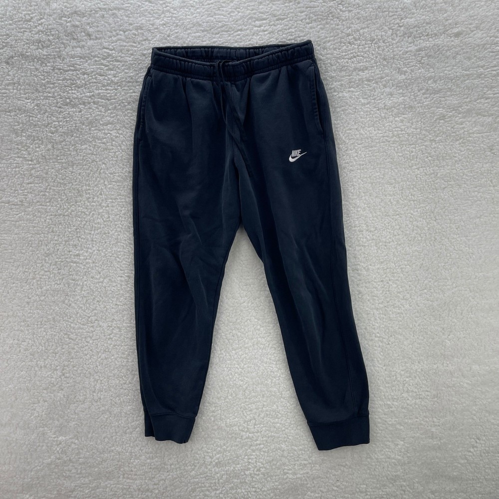 Nike Sweatpants Mens Large Black Sportswear Club Fleece Jogger Gym Comfort Sport