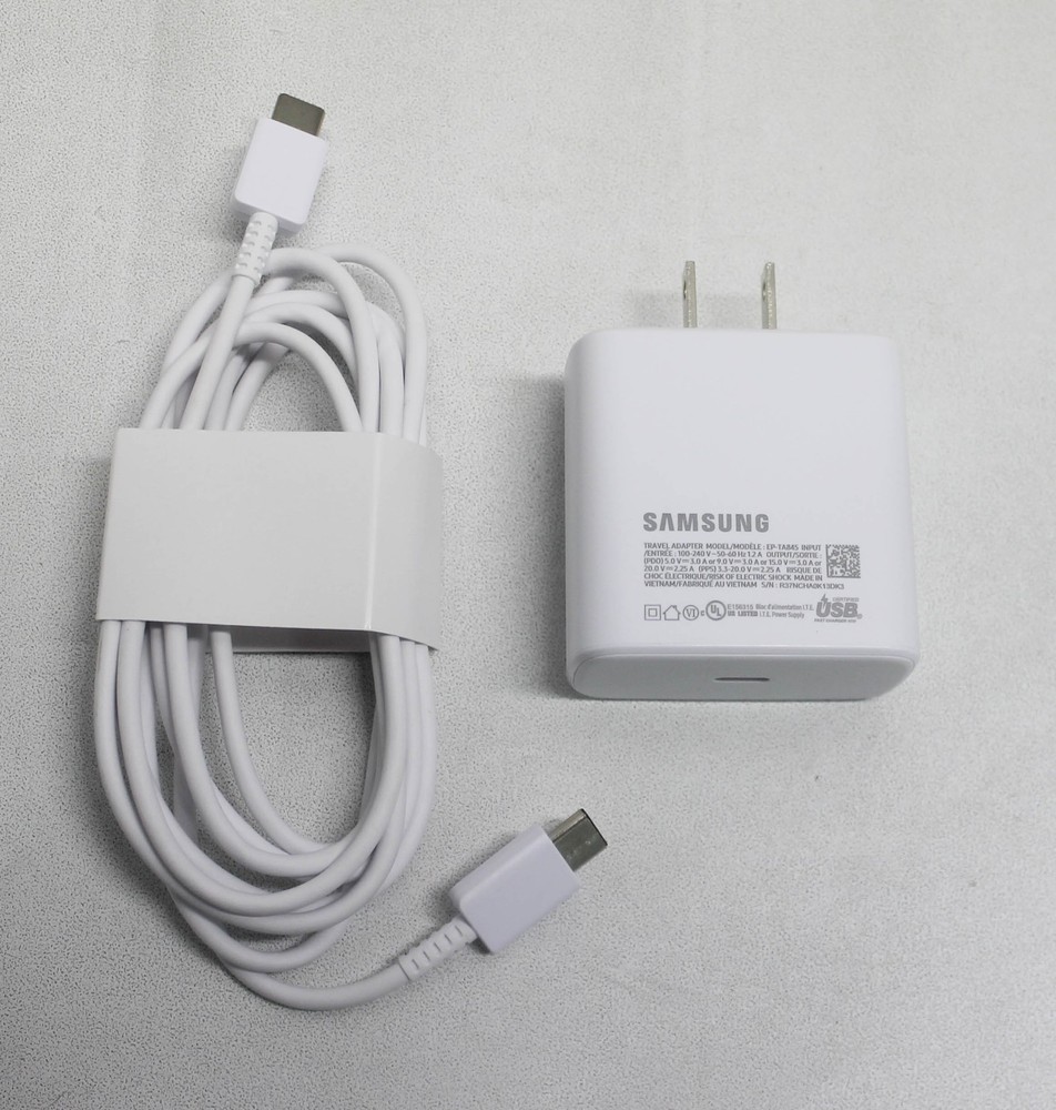 Samsung 45W USB-C AC Adapter with Cable for Chromebook K02Us Refurbished-image