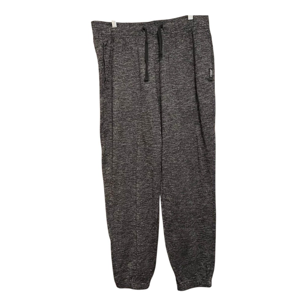 Hollister Men L Heather Black Joggers Sleepwear Elastic Waistband Drawstring NEW