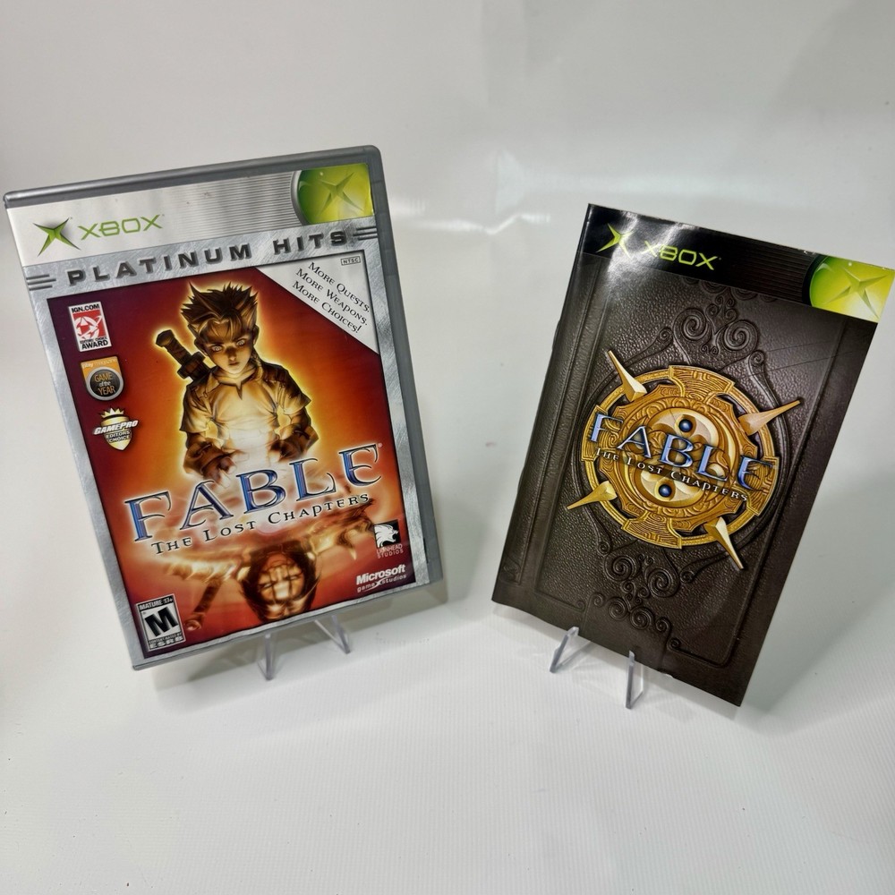Xbox Fable The Lost Chapters Platinum Hits CIB Manual Original Microsoft Game OG