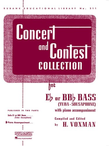 Concert and Contest Collection for Bass/Tuba (B.C.): Piano Accompaniment: New