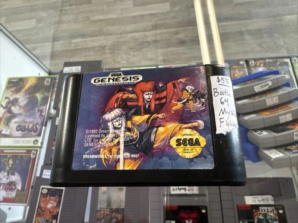 Sega Genesis MYSTICAL FIGHTER 1992 Authentic Cartridge Only Tested Working