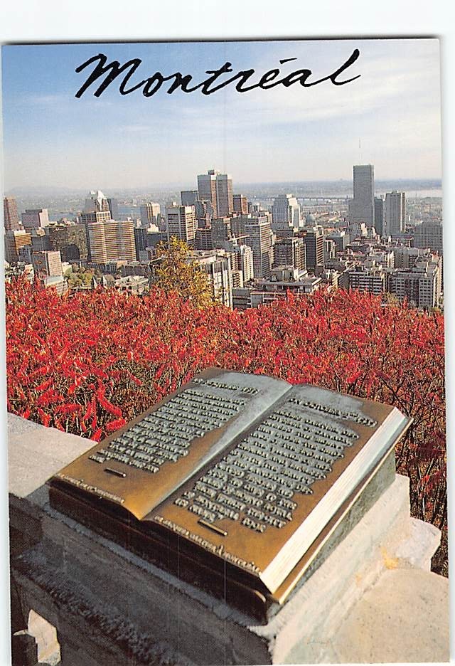 Postcard Montreal Canada