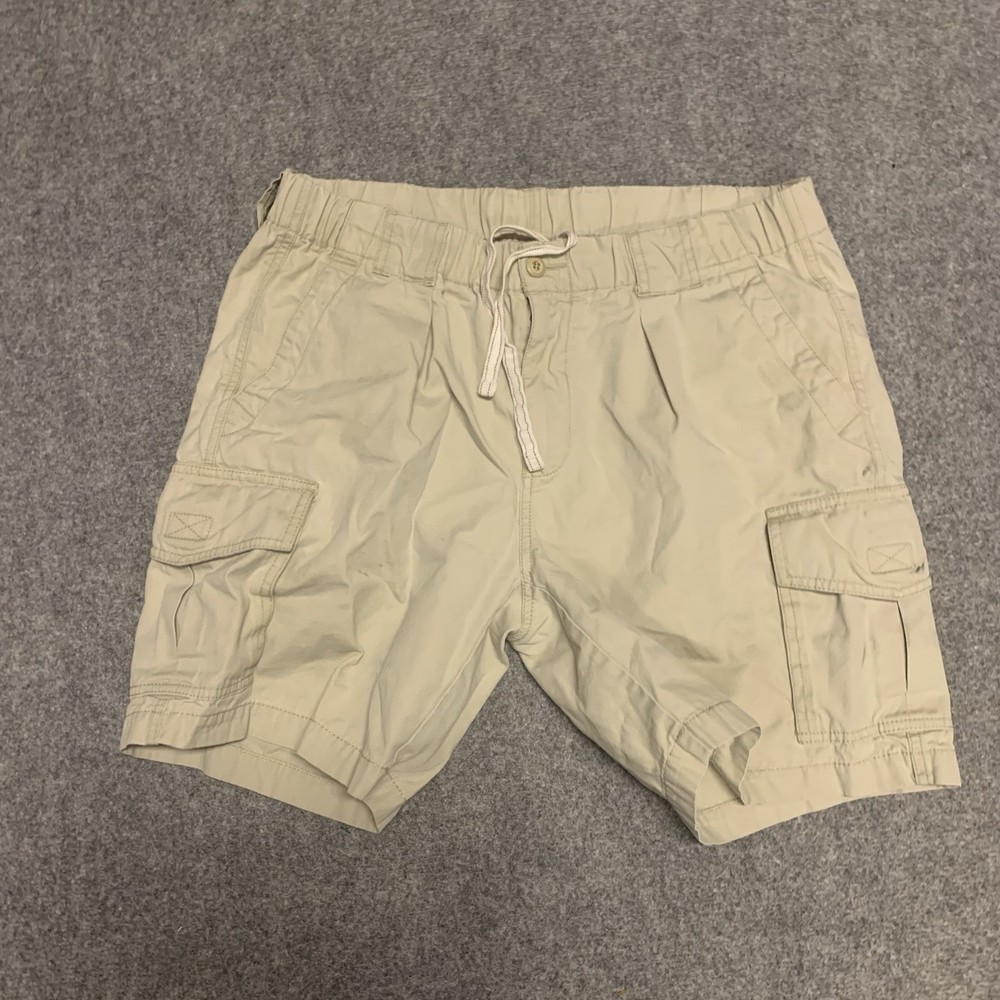Tommy Bahama Relax Cargo Shorts Medium Cotton Blend Elastic Waist with Drawstring for Men