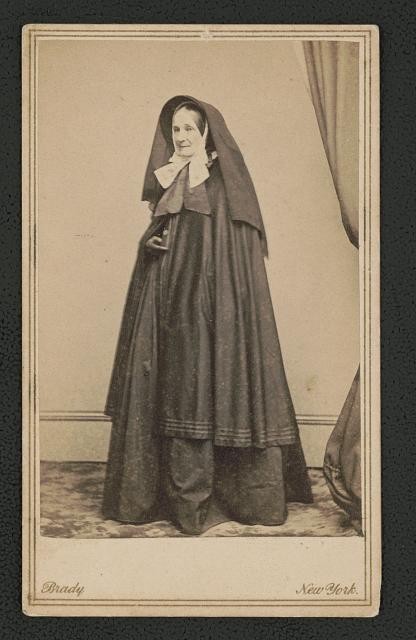 Photo:New York NY Adeline Blanchard Tyler Civil War Nurse 1860s Portrait