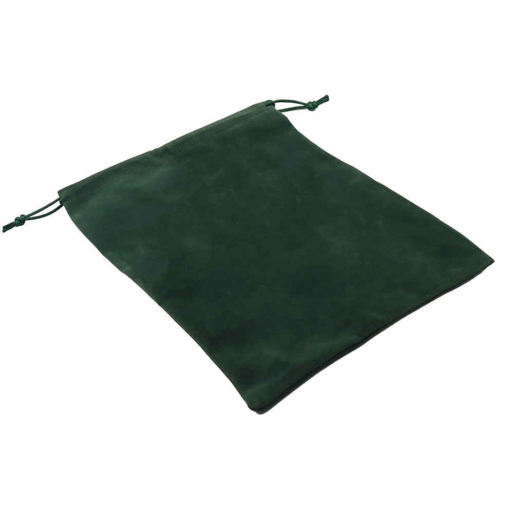8 PCS Large Velvet Drawstring Pouch Bag 8x10 Inch Storage Cosmetics Dust Green