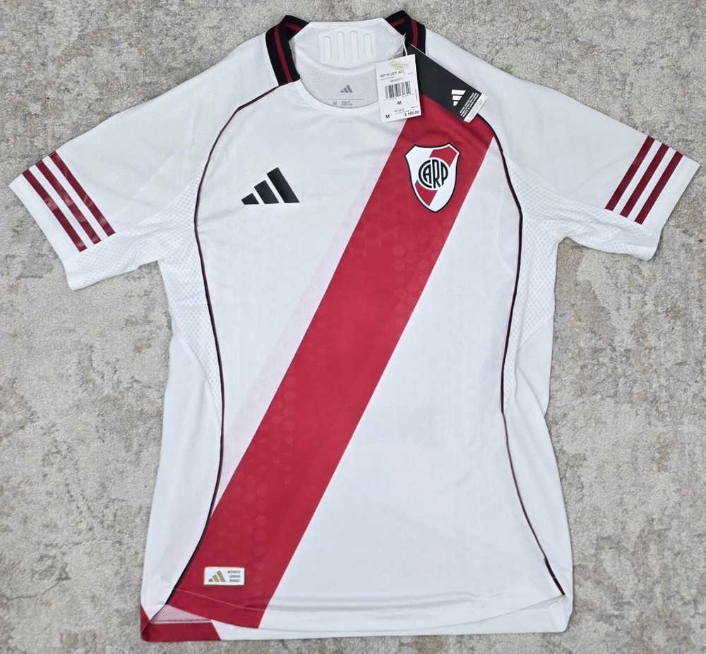 Adidas River Plate 25/26 Authentic Home Jersey (New W/ Tags) Men's Size M Slim