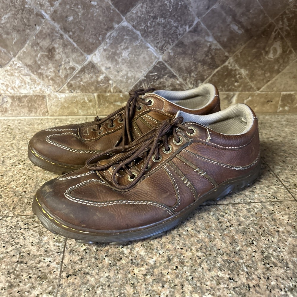 Dr Martens Kurt Oxford Sneakers Mens Size 13 M Brown Leather Shoes Grunge Y2K