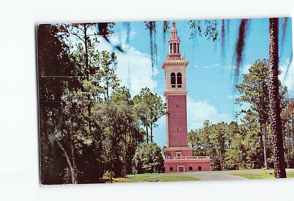 Postcard Stephen Foster Memorial Campanile White Springs Florida USA