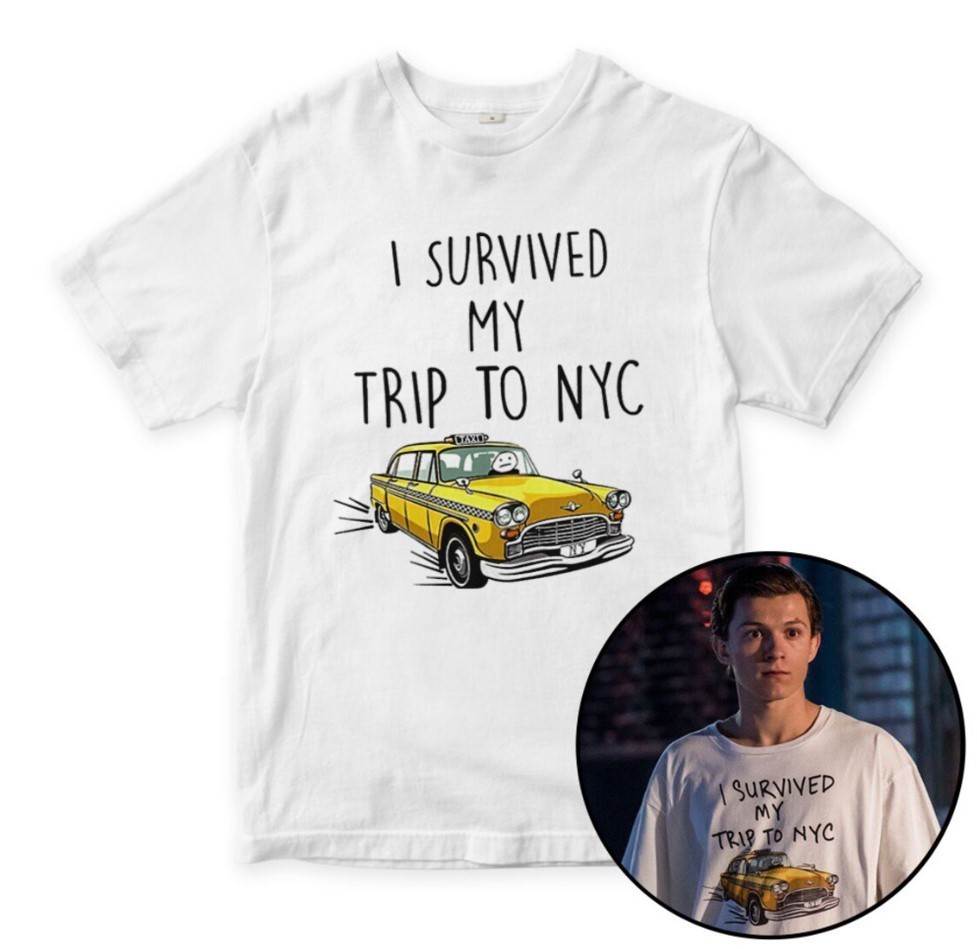 I Survived My Trip To NYC T-Shirt, Spider Peter Parker T-shirt Unisex S-3XL