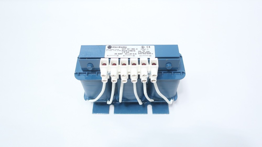 Allen Bradley 1321-3R25-B Line Reactor 600v-ac 3ph 1.2mh