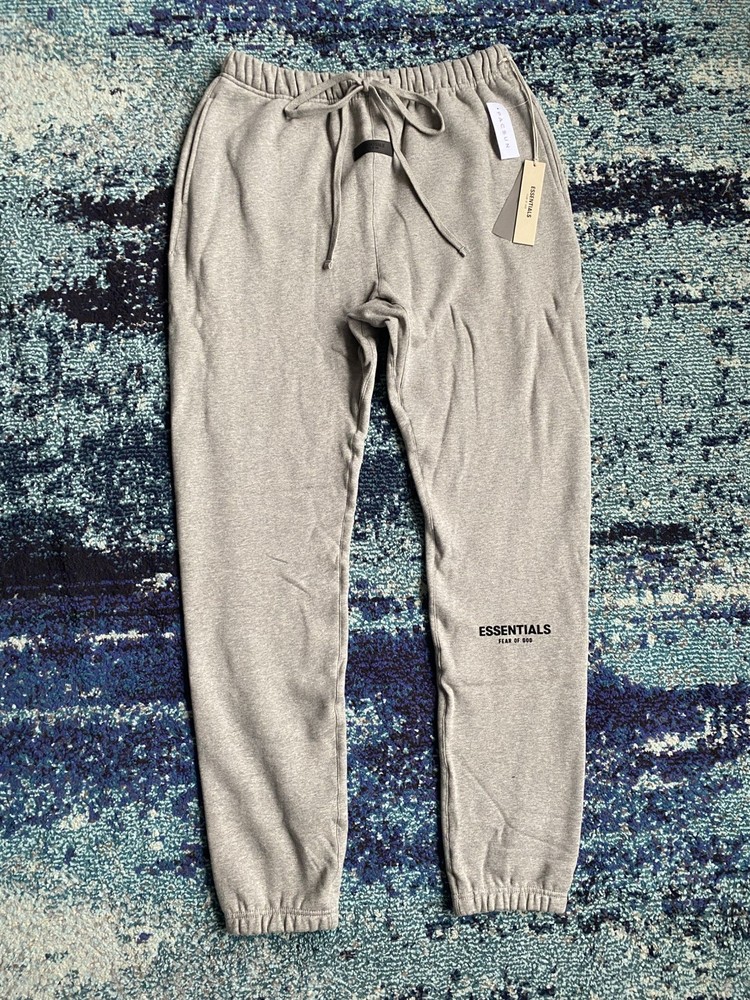 Size XXL - Fear Of God Essentials Dark Oatmeal Sweatpants SS22