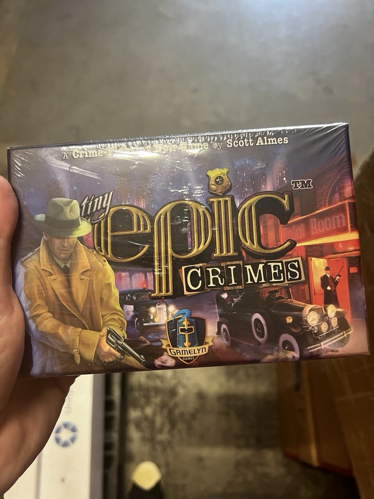 Tiny Epic Crimes - A Crime-Fighting Noir Game by Gamelyn Games 1 to 4 players