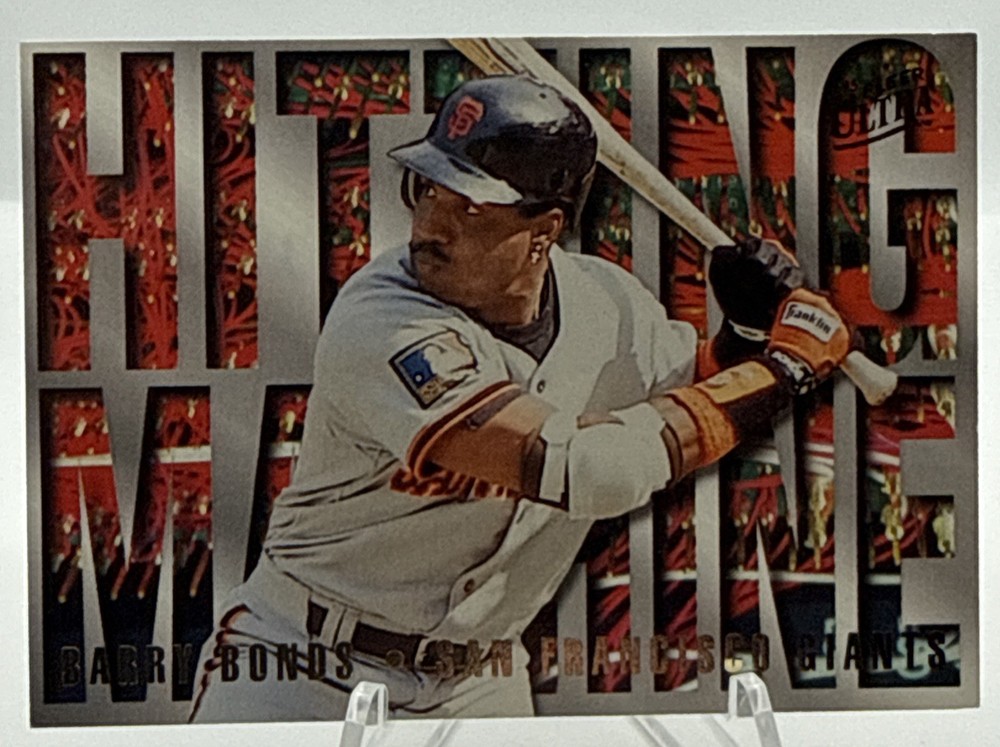 1995 Fleer Ultra - Hitting Machine Barry Bonds #4